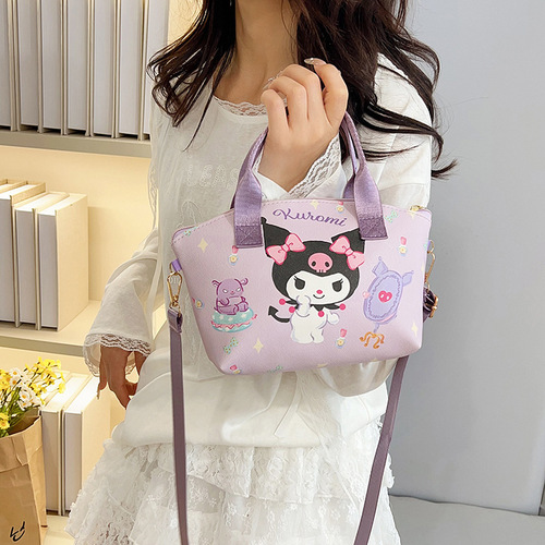 2025 New Cute Girl Student Backpack Cartoon Cute Mickey Mouse Pattern Fashion Shoulder Bag