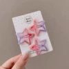 5102#5 Pink purple BB clip (3 pieces)