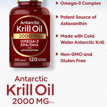 跨境热销品Krill oil capsules磷虾油软胶囊源头厂家支持贴OE M牌