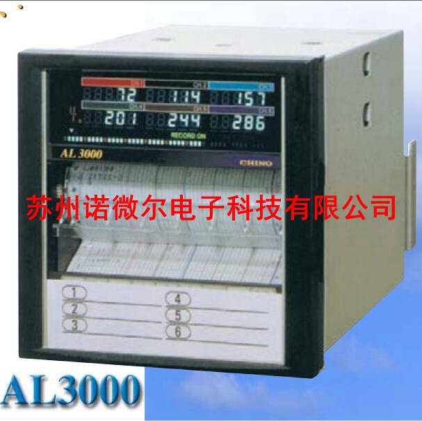 AL3000千野chino打点式有纸记录仪AL3765-N00 AL371P色带84-0044