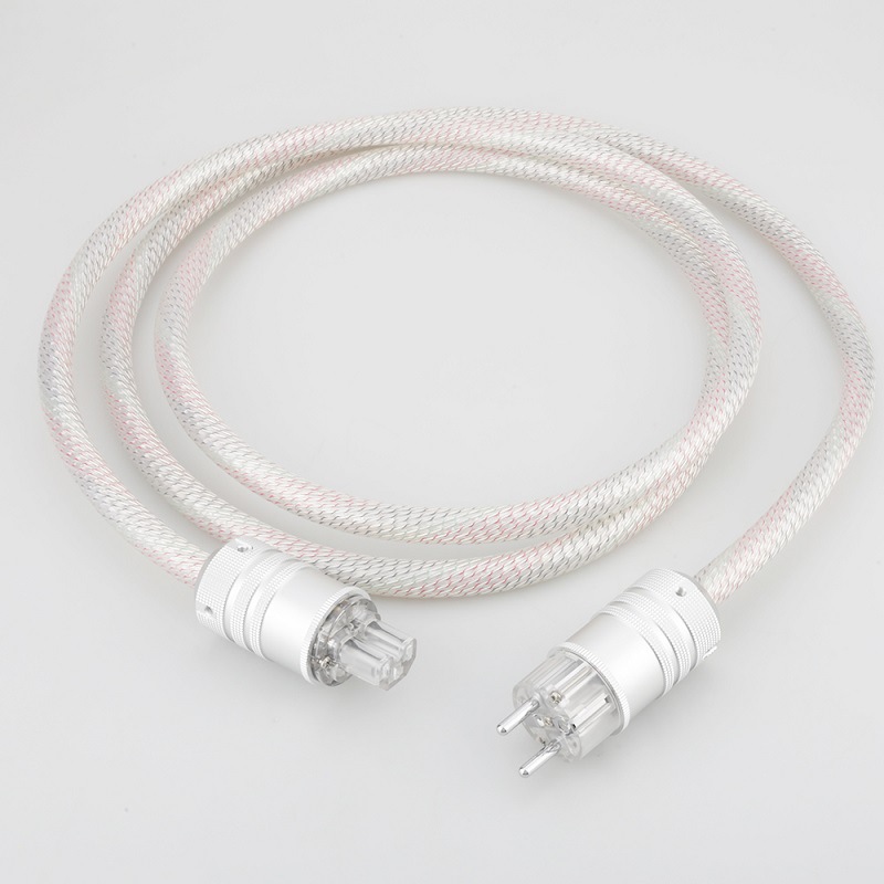 HIFI European standard power cord fever audio amplifier CD amplifier American standard power cord 9 core 12 core 15 core silver plated