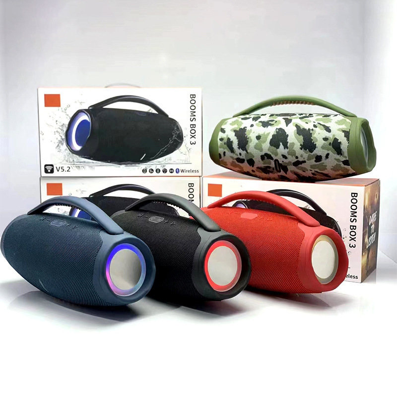 Amazon 新しい Booms BOX3 ワイヤレス Bluetooth スピーカーポータブル屋外ハイパワー RGB 発光スピーカー|undefined