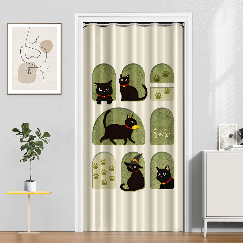 2025 New Model Door Curtain for Bedroom, Air-Conditioned Room, Soft Partition for Rental House, Privacy Protection Curtain, Home Partition Curtain