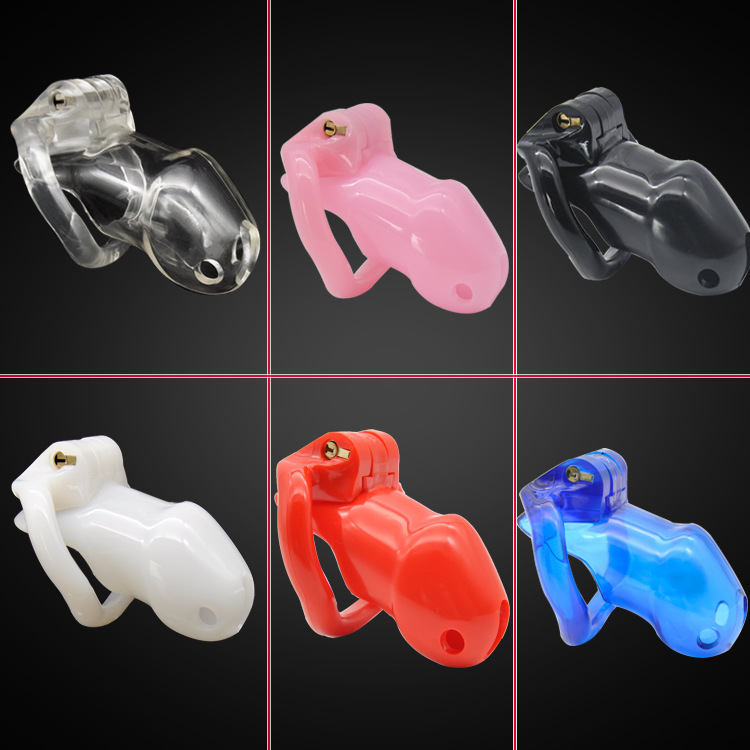 Beginner's Entry-Level Male Chastity Lock Ht-V2 Short Resin Chastity Cb Cage Sm Male Abstinence Training Fun