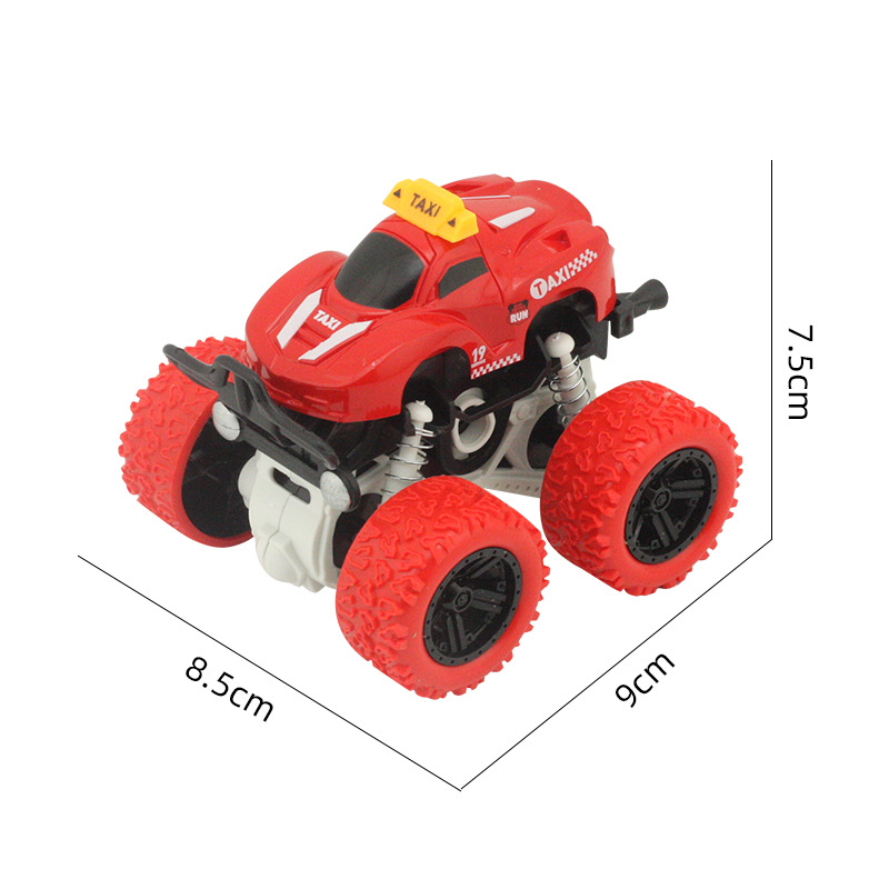 Juguete para niños tracción en las cuatro ruedas truco de inercia modelo de vehículo todoterreno niño juguete graffiti puesto de coche resistente a la caída al por mayor