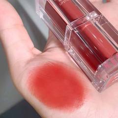 KeKeMood Matte Space Mud Lipstick Velvet Haze Color-Intense Light Weight Thin Mud Not Easy to Fade Women