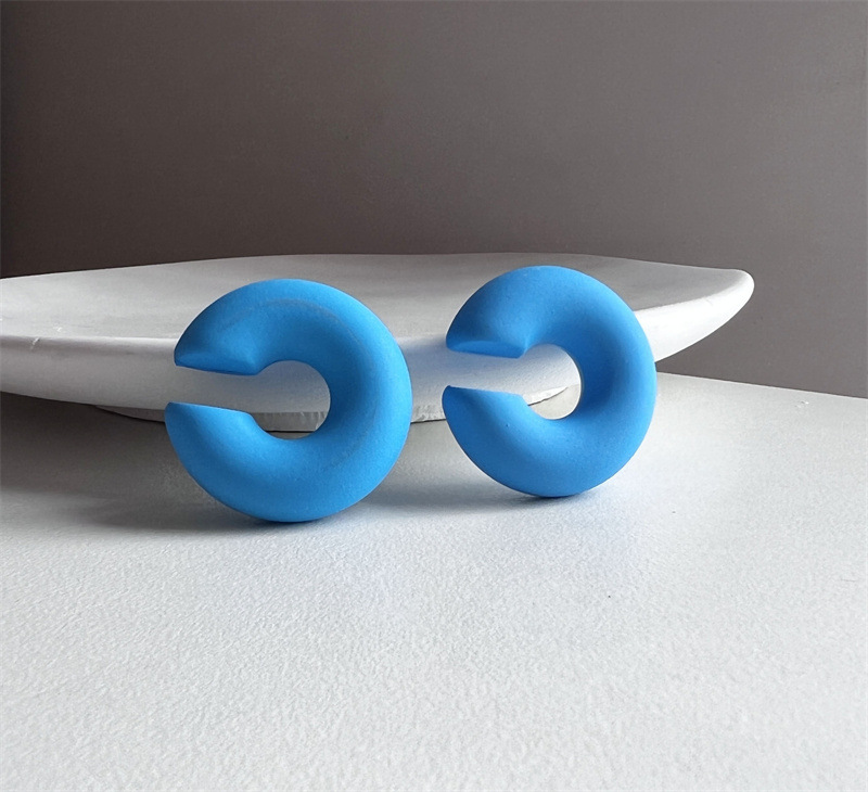 8g Weight Ear Cuffs Classification 1 Piece Quantity Holiday, Daily Occasion Acrylic Material C Shape Pattern Unisex Gender Plating Design Sweet Style 1 Piece Sweet C Shape Plating Arylic Ear Cuffs 15