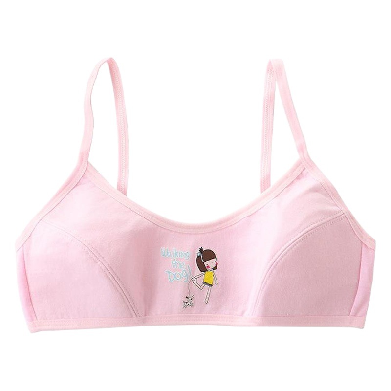 Sujetador de algodón puro para niñas jóvenes, estudiantes de 9 a 12 y 16 años, sujetador tipo chaleco pequeño, período de desarrollo de la pubertad, ropa interior para niños mayores