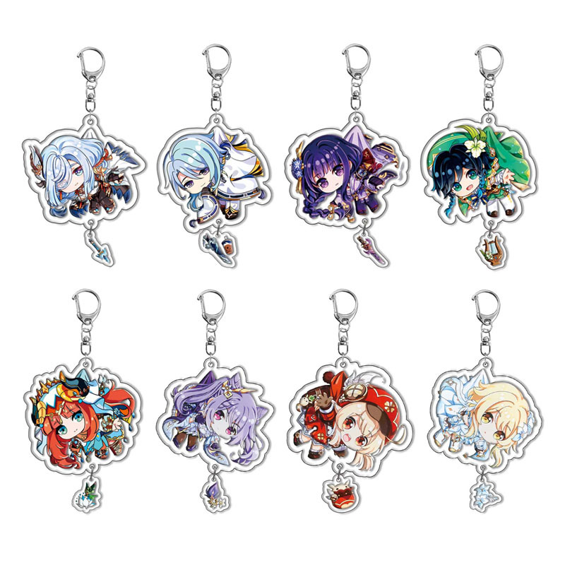 Traveler Wanderer Keli Skirmisher Acrylic Keychain Pendant Game Peripheral Pendant Spot Sandwich