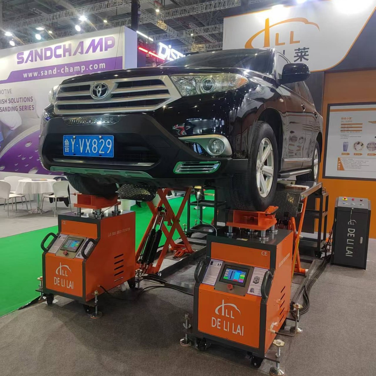 4 t chasis del coche suspensión anormal equipo de detección de sonido coche rocker carretera simulador chasis detección de vibraciones