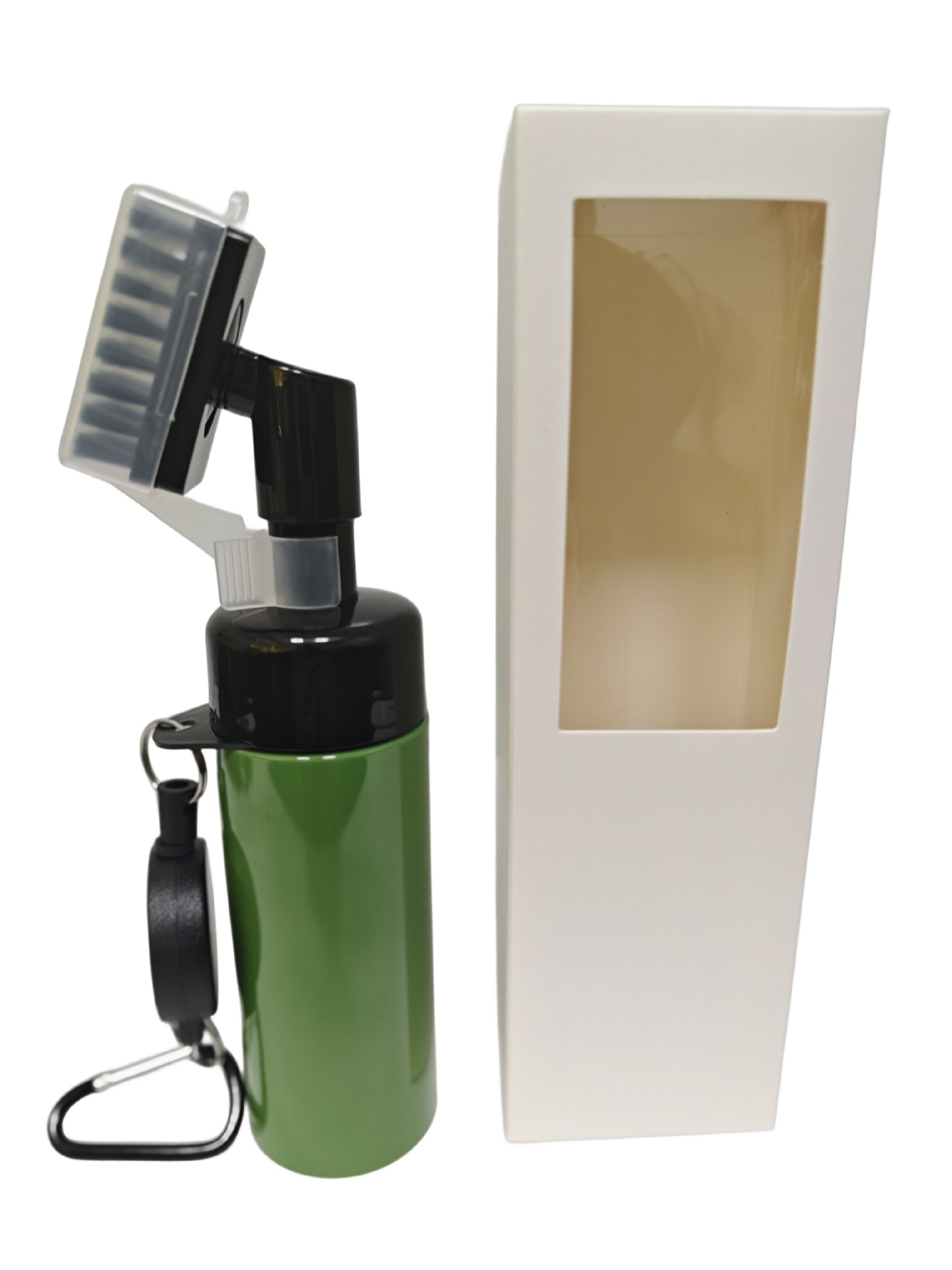 Cepillo de limpieza por aspersión de agua del club de golf tipo de empuje regadera cepillo de limpieza de la cabeza del club ranura herramienta de suministro