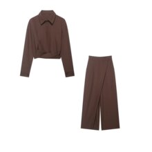 �羳Ůװ2026ŷ��ʱ��������POLO�첻�������+������װŮA68419
