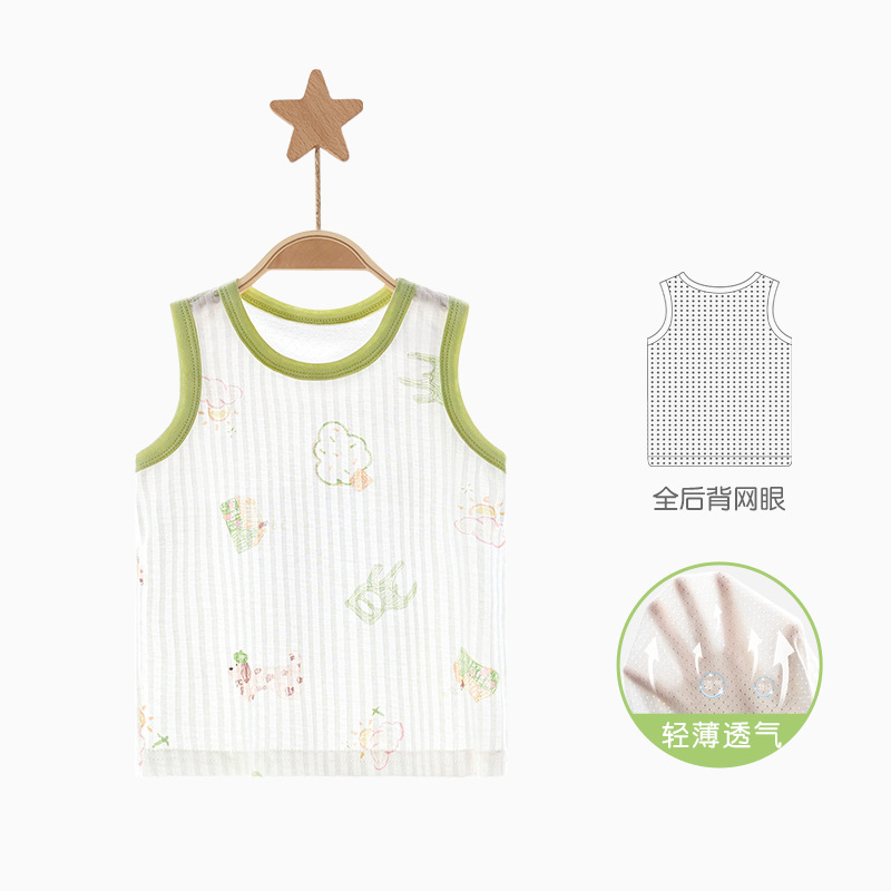 Chaleco de bebé pijama de verano delgado sin mangas para niños pequeños chaleco de verano ropa de bebé para niños y niñas
