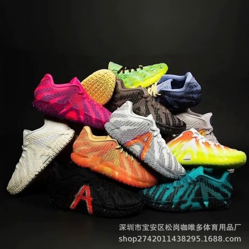 Cross-Border Putian Morant 3Rd Generation Black Gold Ja3 Pink Basketball Shoes with Full-Length Zoomx Cushioning Foam for Actual Gameplay