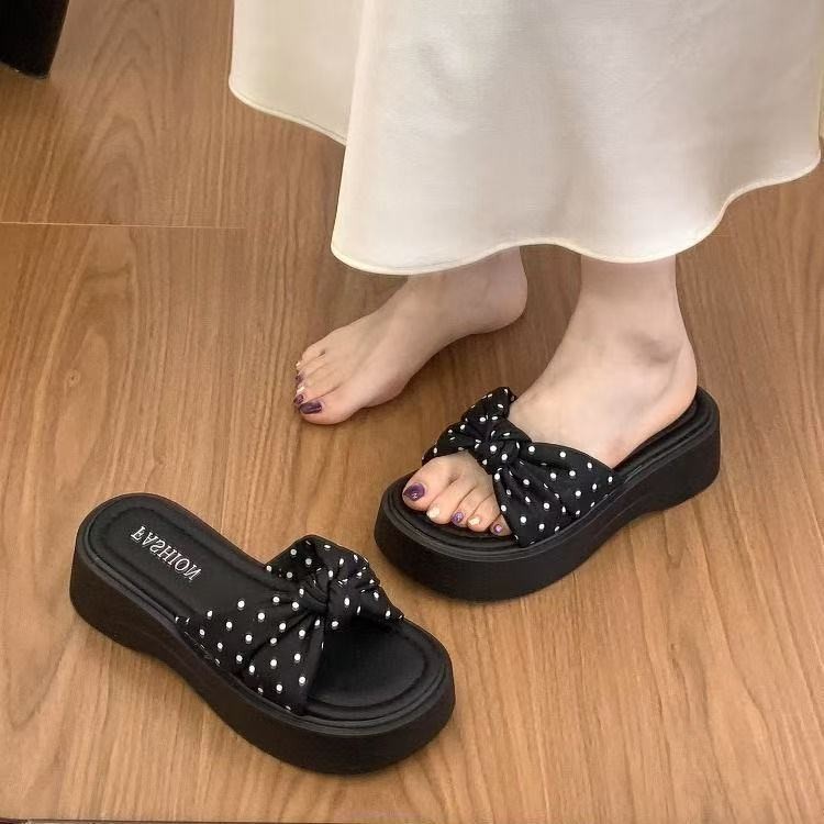 Sandalias Mule de Plataforma en PU y Caucho para Verano