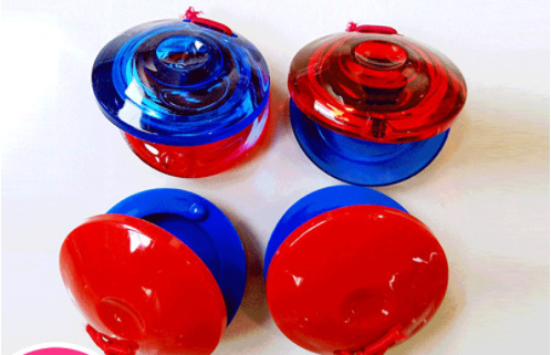 Colorful rattle, children's educational rainbow hand rattle, colorful cross rattle, infant and toddler early education toy