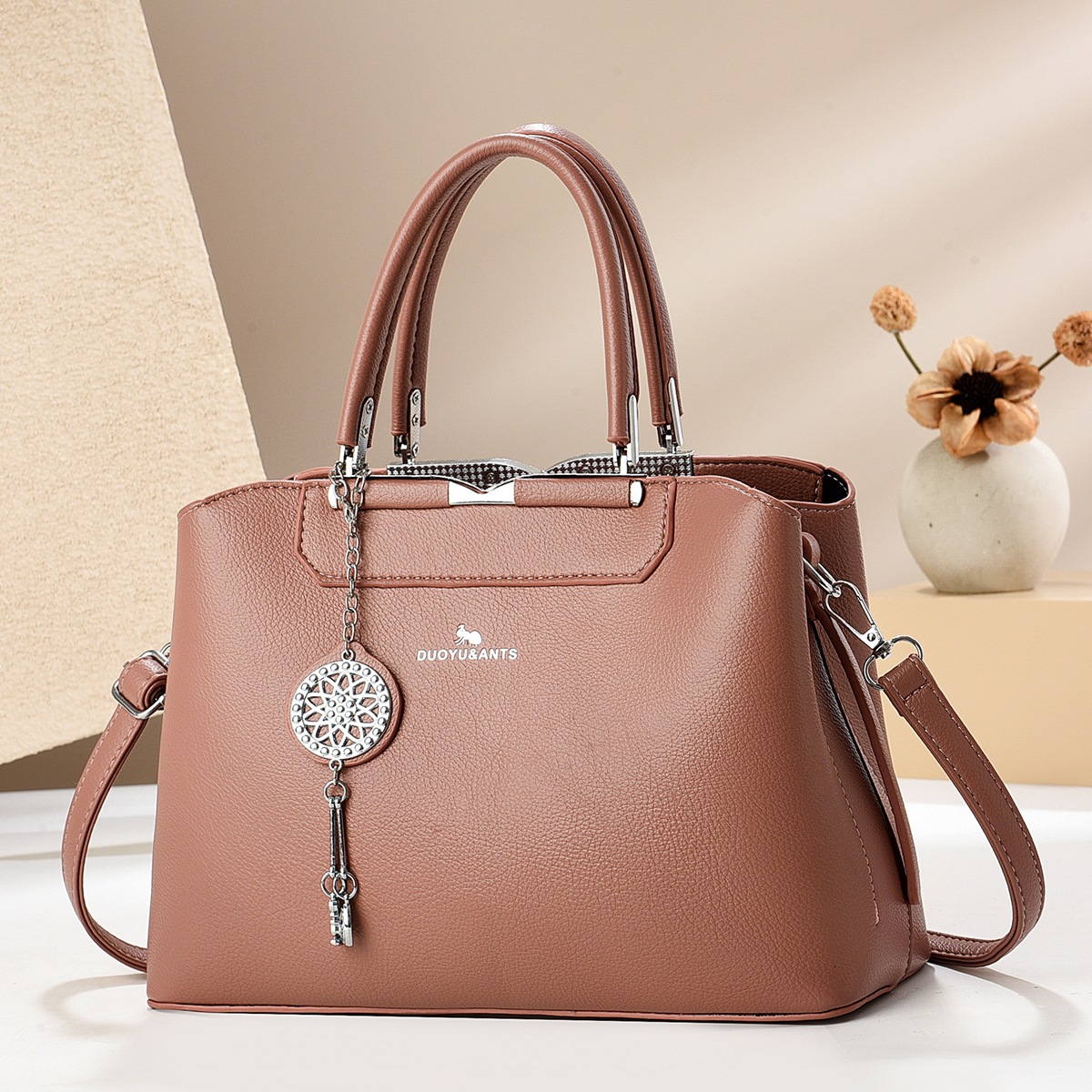 Bolsos de marca de alta gama para mujer 2025 nuevo bolso portátil para mujer, regalo para madre, práctico, viajero, todo fósforo, un solo hombro