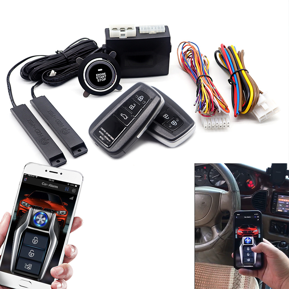 [Exclusively For Foreign Trade]Car Remote Starting System,Mobile Phone Control,One-click Start,Modified Keyless Entry