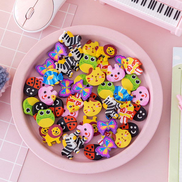 Children's cartoon teaching eraser with animals for students for…