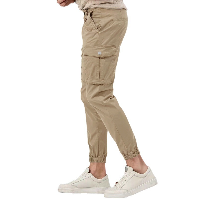 2023 Otoño Primavera y Otoño nuevos monos diarios de los hombres de los deportes ocasionales de los hombres de moda del todo-fósforo tobillo-atado Pantalones