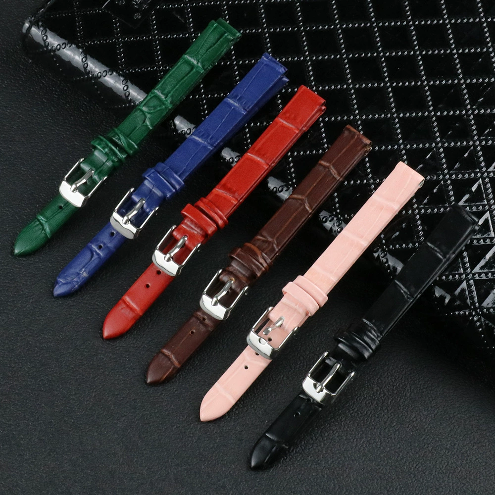 Сменный ремешок для часов из натуральной кожи первого слоя для ремешка часов lolarose, женская модель, серебро, золото, застежка из розового золота, 8-20 мм, модный