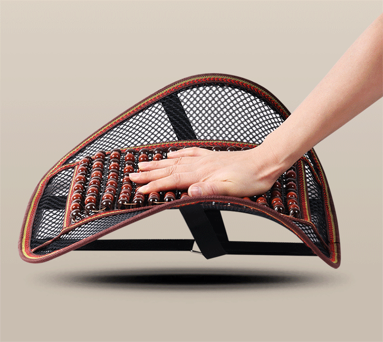Automotive supplies car wooden bead cushion ergonomic non-slip breathable car cushion suit four seasons general wholesale