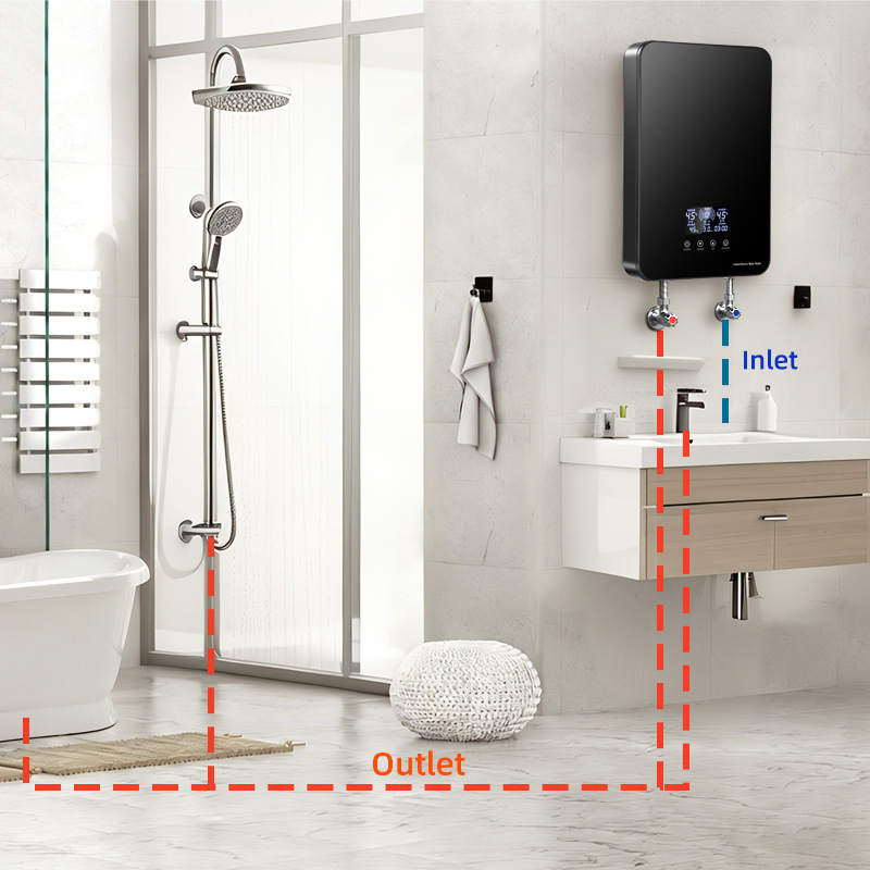Factory Direct Sales Instant Electric Water Heater for Home and Commercial Use, Constant Temperature, Fast Heating, Variable Frequency, Energy-Saving, Bathroom Shower