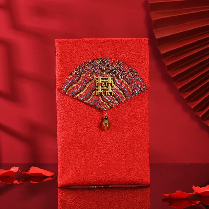 Wedding red envelope wedding new Chinese retro creative personality red envelope red envelopes red envelope bag is a sealing 10,000 yuan to wholesale