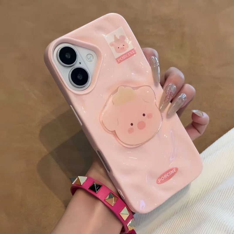 趣味动物贴片适用苹果16/15手机壳陨石纹14公仔13女生iPhone15pro|undefined