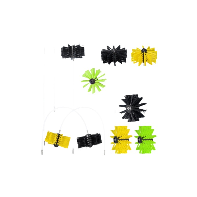 Taza de humo cepillo secador de tubo cepillo cocina ventilador caldera pared interior alargado curvado cepillo de limpieza transfronterizo al por mayor