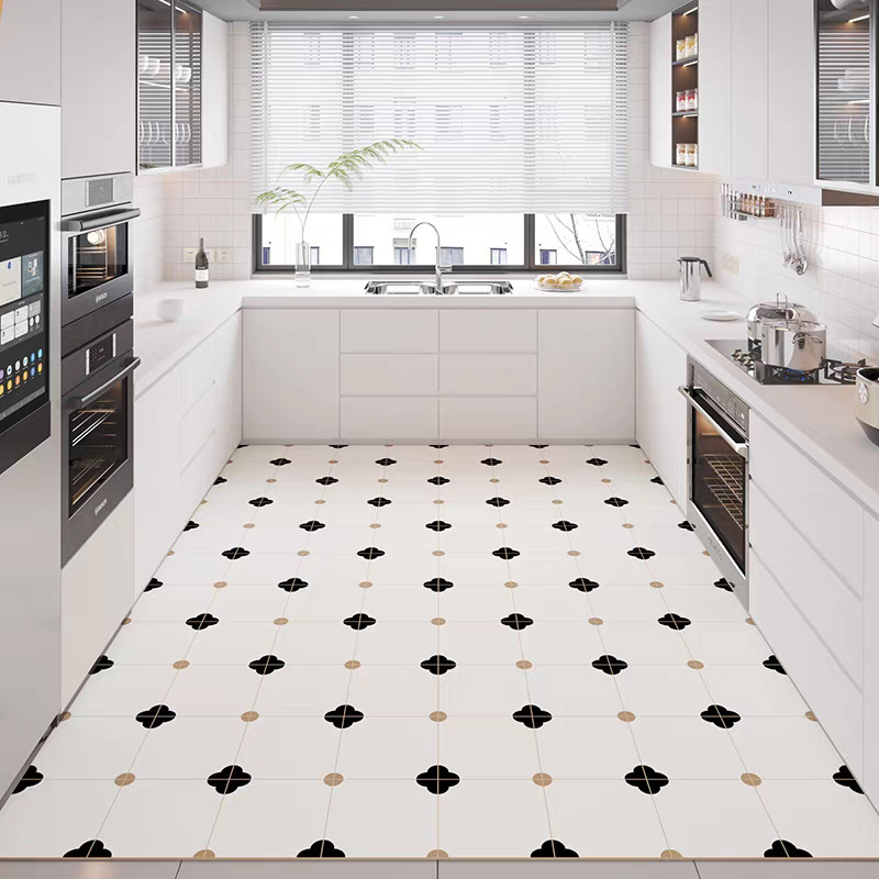 Pvc Floor Mats Can Be Wiped Clean, Suitable for Covering the Entire Balcony, Waterproof and Stain-Resistant Floor Carpet, Kitchen Leather Oil-Proof Washable Floor Mats, Pvc