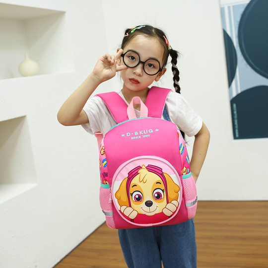 Children's Schoolbag New 2-5 Years Old Boys and Girls Cartoon Cute Dinosaur Backpack Lightweight Burden-reducing Kindergarten Schoolbag