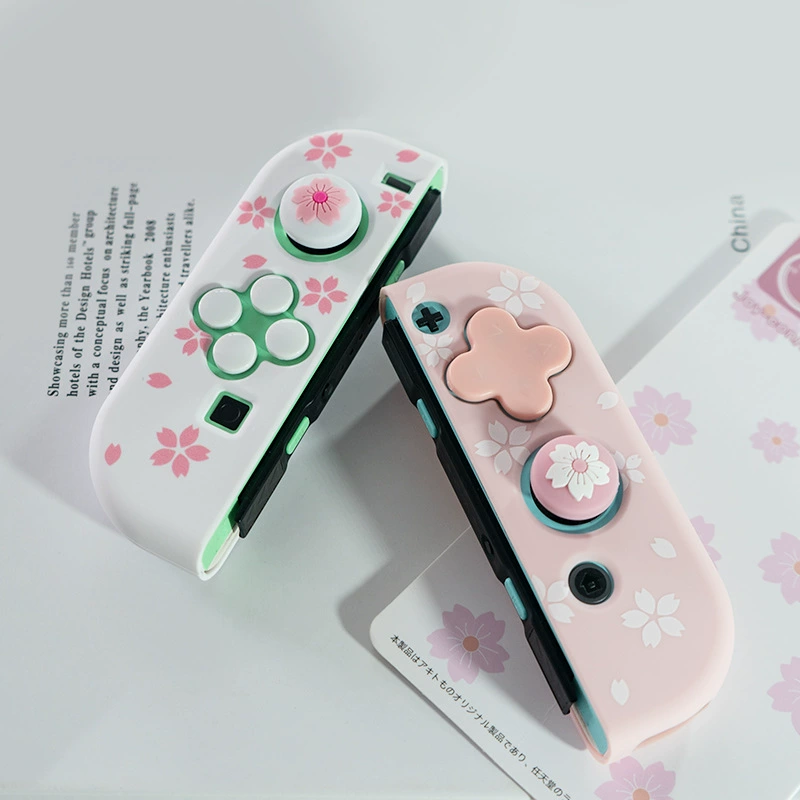 Наклейка на клавишу JOY-Con, наклейка на направление Switch/NS, цветная наклейка, колпачок-джойстик в форме кошачьей лапки