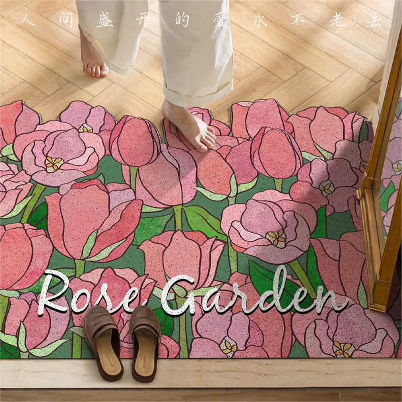 定制入户地垫裁剪丝圈大门垫客厅家用脚垫子防滑地毯进门蹭土地垫