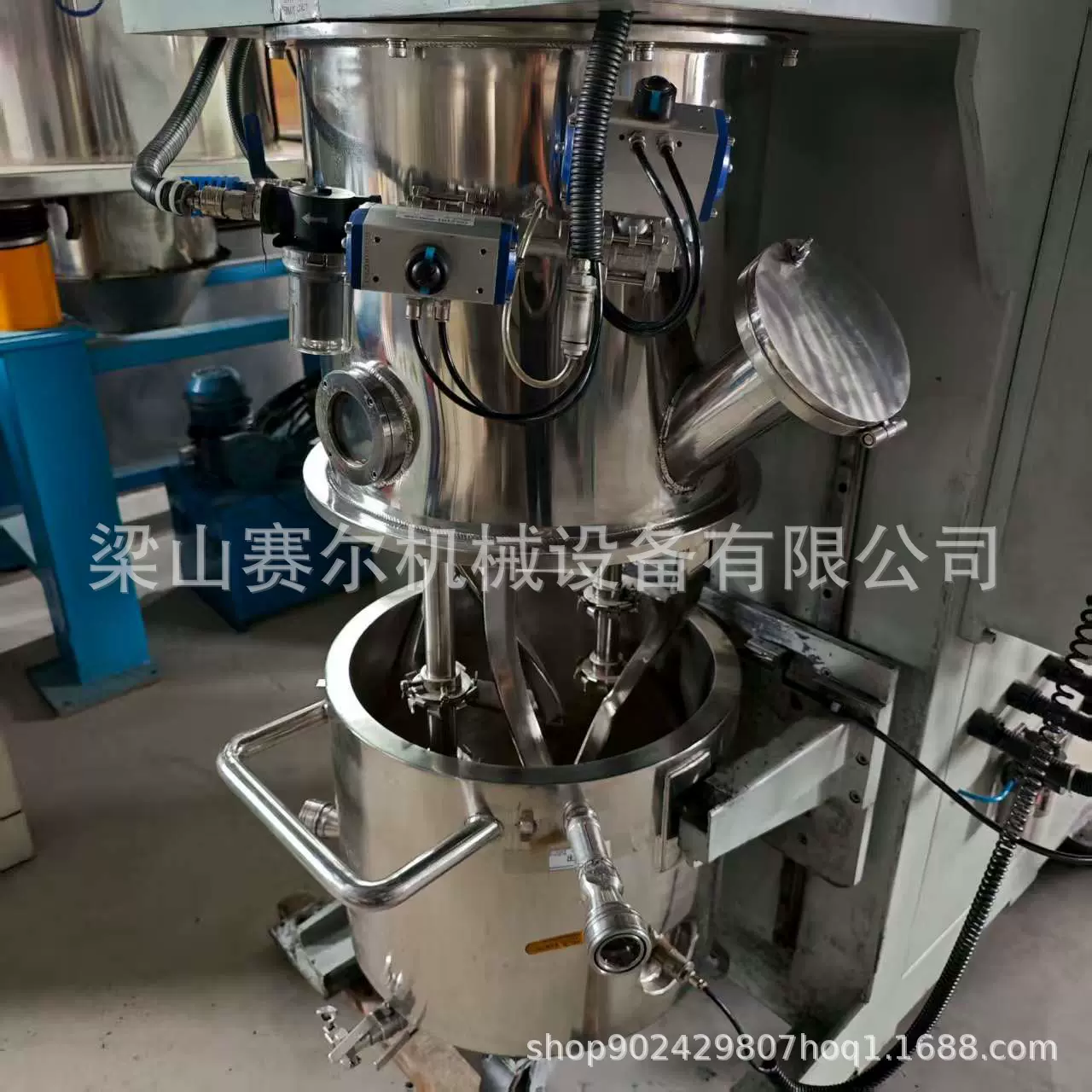 二手双行星动力强力混合机 密封胶电子浆料等混合搅拌设备