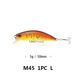 Small Sinking Minnow Lures  Hard Baits Bass Trout Fresh Water Fishing Lure