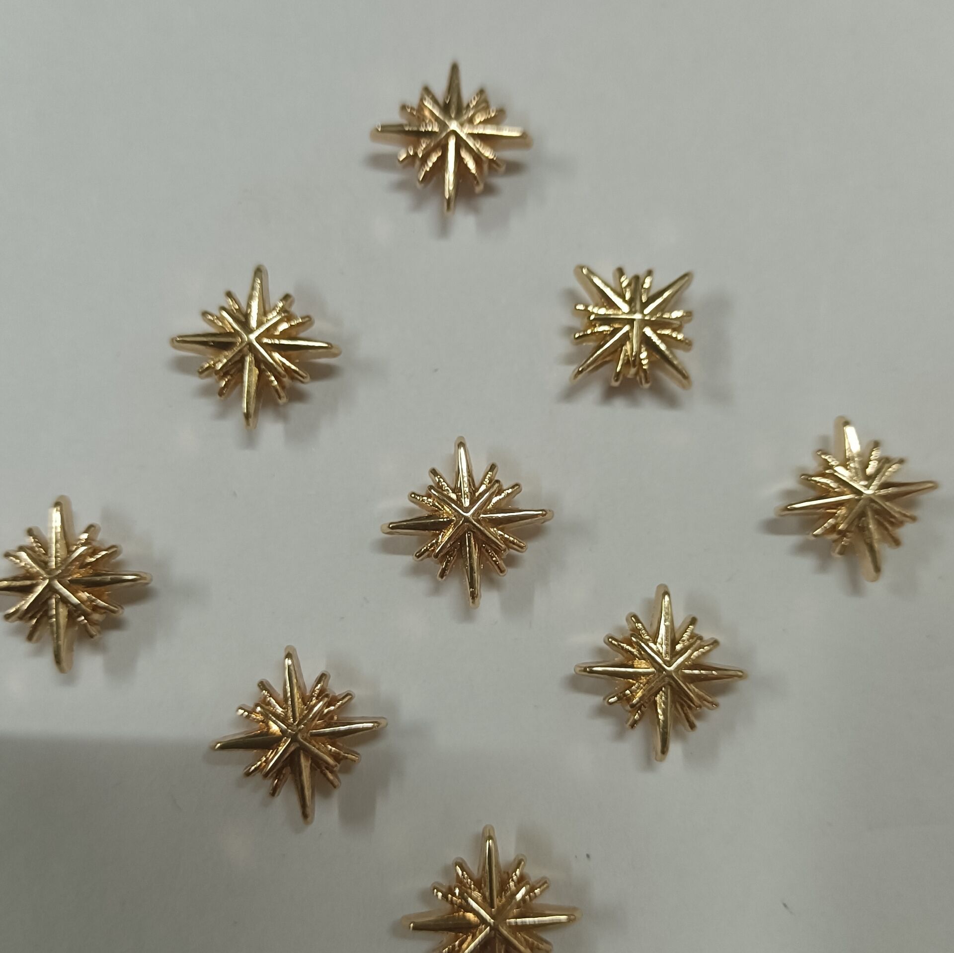 压铸星星扣 星星锌合金面钉铆钉铁 鞋包包皮具配件五金