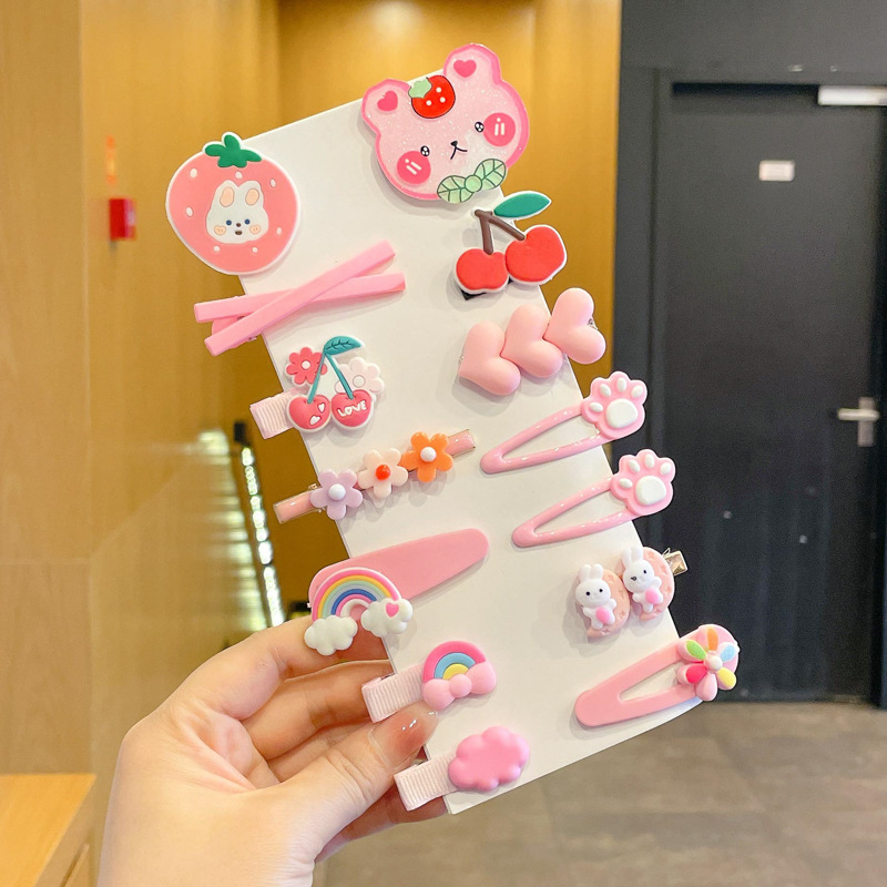 Clip de verano Corea del Sur lindo traje roto horquilla Accesorios para el cabello para niños