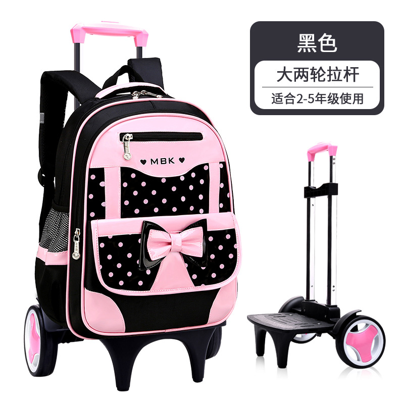 Nuevo punto de onda de la mochila de tirón para niños estudiantes de primaria 1 - 3 - 6 grados 6 - 9 - 12 años de edad mochila de hombro de gran capacidad