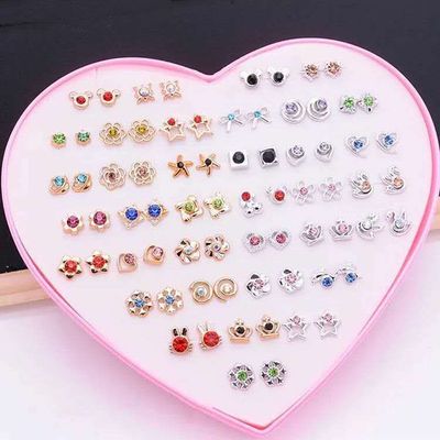 Anti allergy Plastic student box-packed Ear Studs wholesale Earrings Pierced ears temperament the republic of korea lovely Simplicity personality Earrings