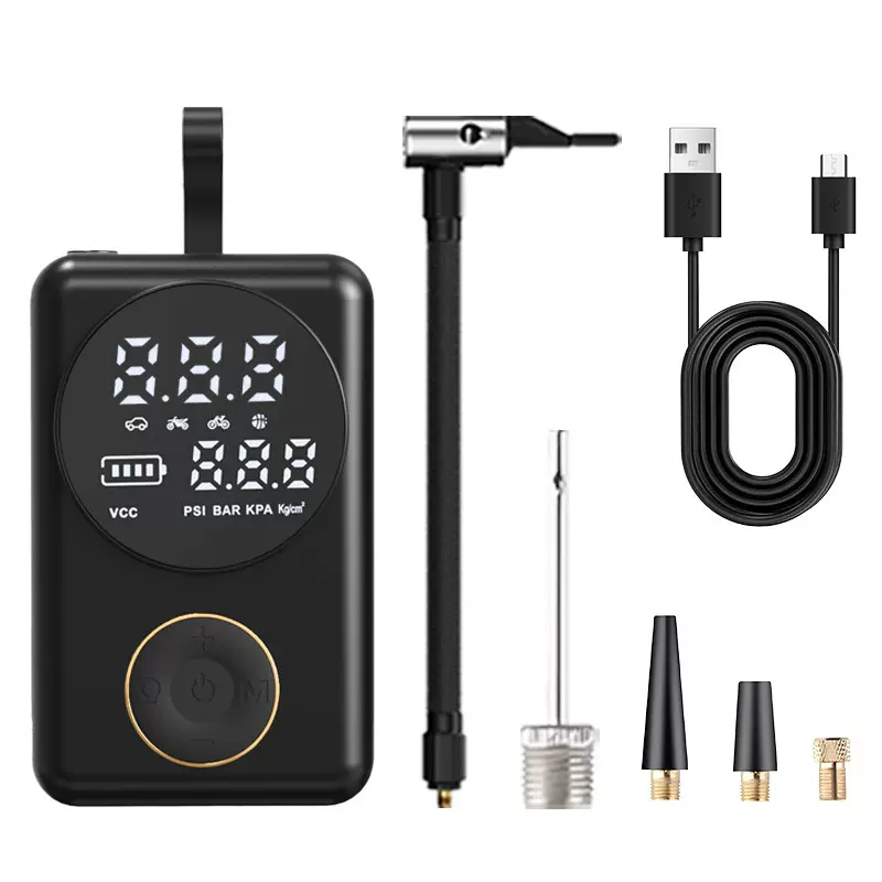 新款无线充气泵大功率电动打气筒车载便携式公路车轮胎汽车打气泵