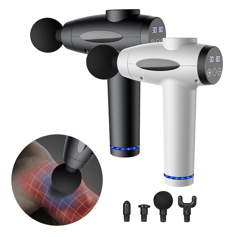 Instrumento masajeador músculo cuello agarre grado profesional fitness máscara muscular máscara de cuello pistola de masaje eléctrica pistola fascial relajación muscular al por mayor