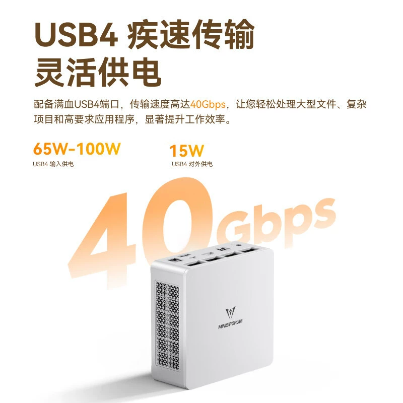 Mini PC (Mingfan UM870 Slim) Ryzen R7‑8745H, DDR5 options, 500GB–1TB SSD — gaming & office