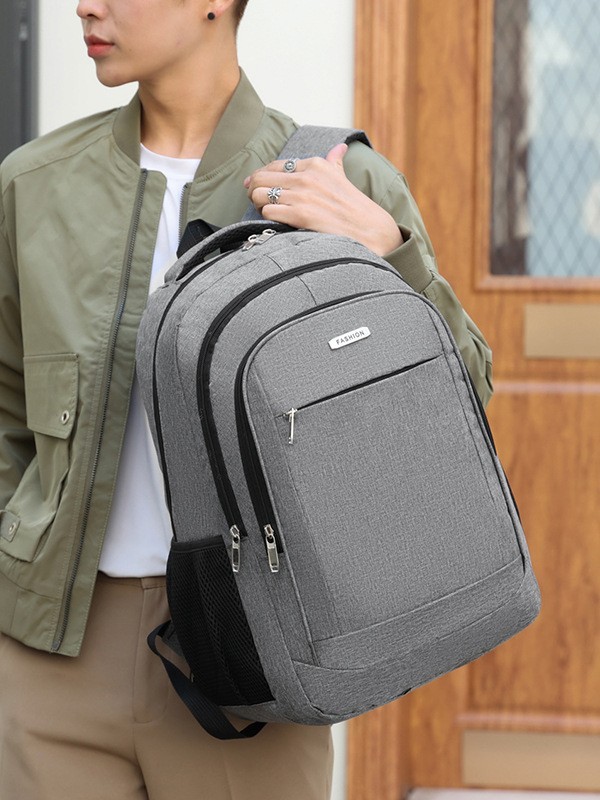 Nuevas mochilas para hombre al por mayor transfronterizas, mochilas versátiles y sencillas para negocios, mochilas para estudiantes de secundaria y universitarios, mochilas de viaje