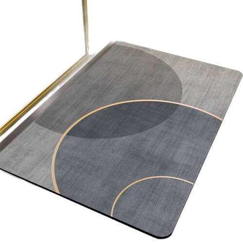Diatomaceous Earth Floor Mat, Stain-Resistant Bathroom Mat, High-End Quick-Drying Absorbent Mat, Sanitary Room Anti-Slip Mat, Easy to Clean Foot Mat