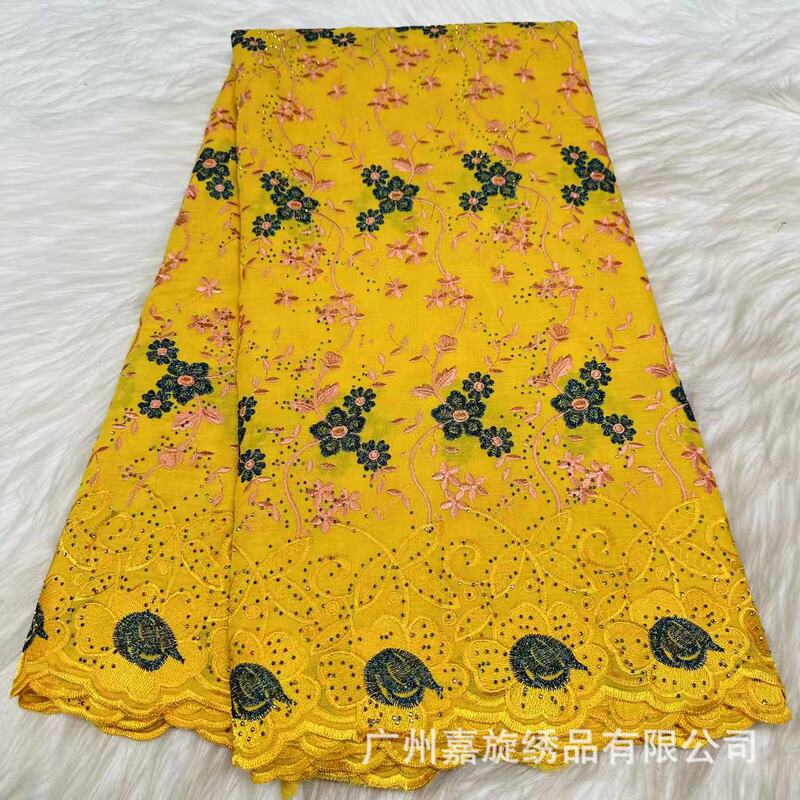 Cotton Nigerian Lace Fabric Nigerian Lace Embroider Cotton Swiss Lace Fabric