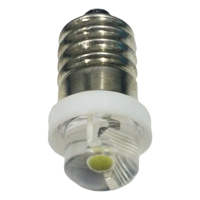 Светодиодный фонарик лампа E10 P13.5S винт 0.5W 3V 4.5V 6V индикатор сигнал индикатор маленькая лампочка