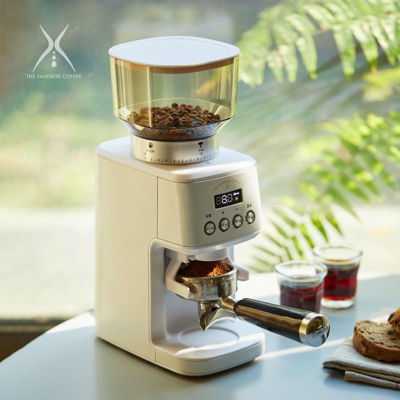 Coffee Bean Grinder Coffee Powder Grinder Fully Automatic Home Hand-Brewed Italian Electronically Controlled Quantitative Coffee Grinder