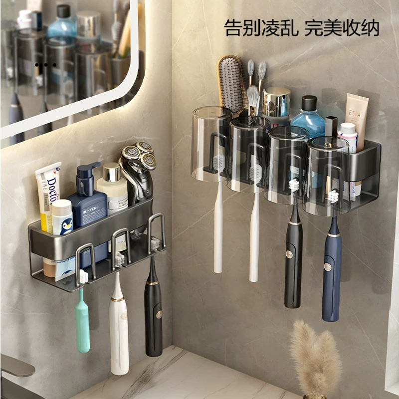 Universal toothbrush, mouthwash, hygienic storage system