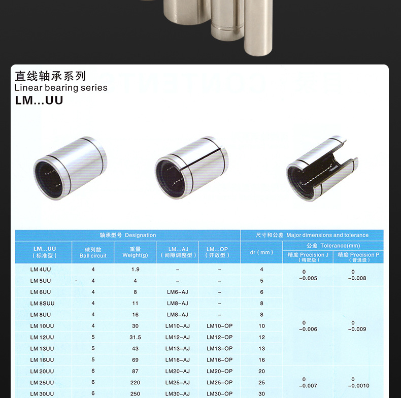 电镀直线轴承Luu_01_09